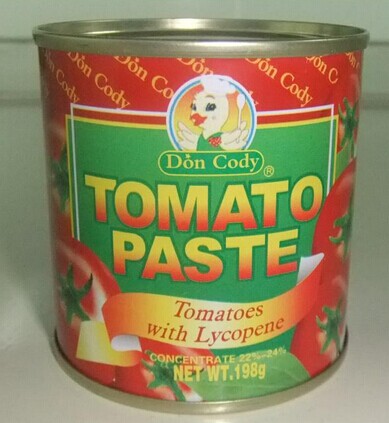 토마토 페이스트 198g×48 - Hard Open Lid - tomatopaste1-20