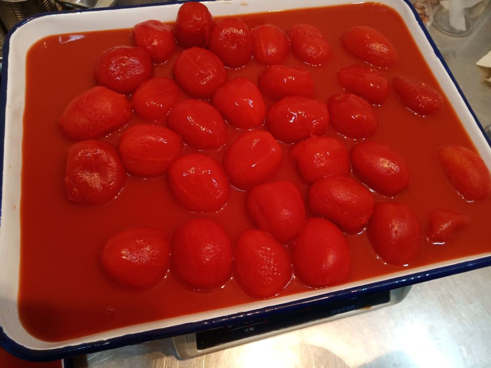 껍질을 벗긴 통토마토-토마토 2850g