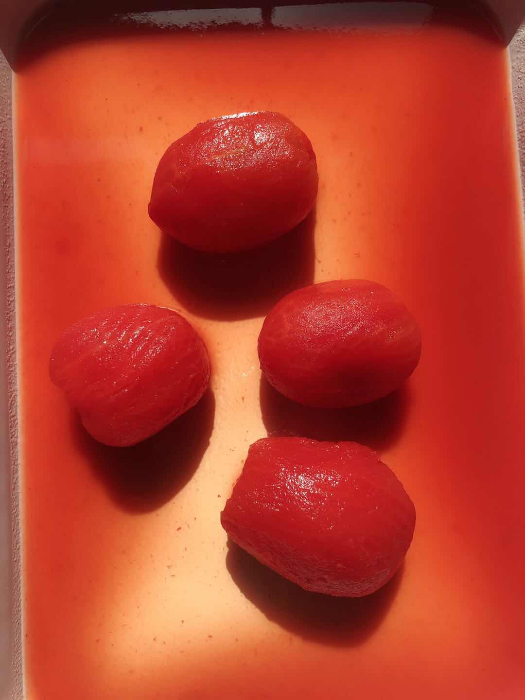 껍질을 벗긴 통토마토-토마토 400g