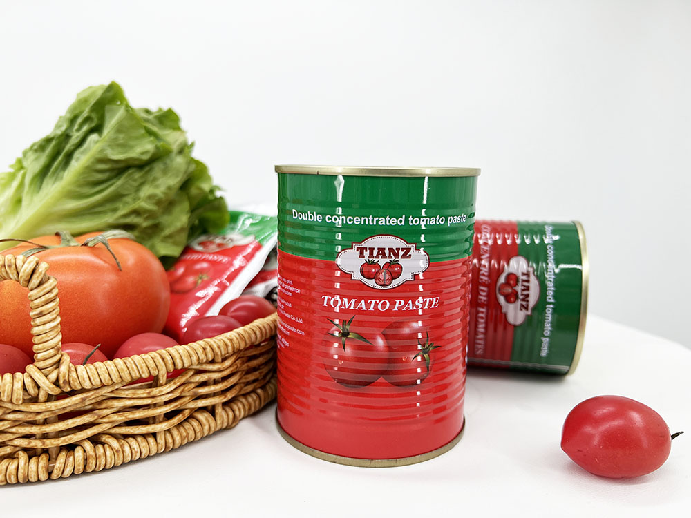 Tianz 통조림 토마토 페이스트 400g Brix:28%-30%